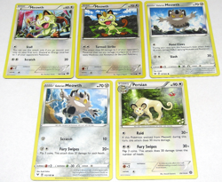 Galarian Meowth Persian Pokemon Card Steam Siege Sword Shield Lot 5 Cards - Image 1
