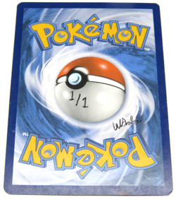 Fire Energy Custom Charizard Moltres Vulpix Pokemon Painted Card 1/1 Altered Art - Image 2