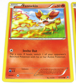 Pokemon Fennekin Braixen Card Lot of 3 XY Fates Collide Fire Type Set EX NM - Image 2