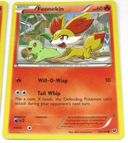 Pokemon Fennekin Braixen Card Lot of 3 XY Fates Collide Fire Type Set EX NM - Image 3