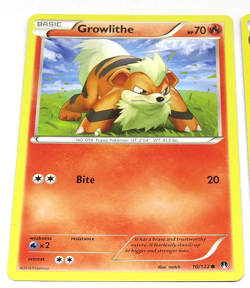 Arcanine Growlithe Pokemon TCG Lot 3 Cards Fire Type Mixed Sets Rare Common - Image 2