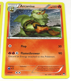 Arcanine Growlithe Pokemon TCG Lot 3 Cards Fire Type Mixed Sets Rare Common - Image 3