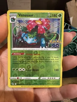 POKEMON GO - Venusaur - 003/078 - Holo Rare - Reverse Holo - NM - Image 1