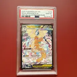 2026 POKEMON ASCENDED HEROES SPECIAL ILLUSTRATION RARE MEGA DRAGONITE EX PSA 10 - Image 1
