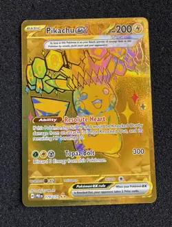 Pokemon Pikachu ex 179/131 Prismatic Evolutions Hyper Rare Full Art Holo 200 HP - Image 1