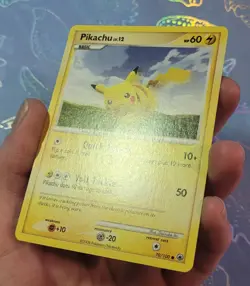 2007 Pikachu 70/100 Majestic Dawn Common NM+ Pokemon TCG - Image 3