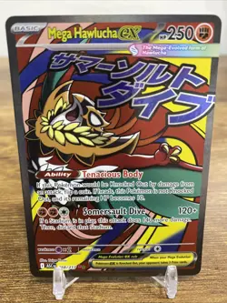 Mega Hawlucha ex 268/217 Me: Ascended Heroes Holo Pokemon TCG - Image 1