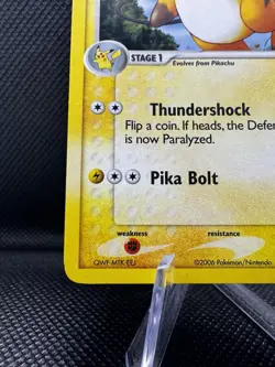 Pokemon Raichu EX Holon Phantoms Reverse Holo 51/110 VLP EXCELLENT - Image 4