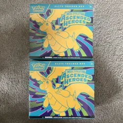 LOT OF 2 Pokemon Ascended Heroes Elite Trainer Box ETB NEW SEALED IN HAND - Image 1
