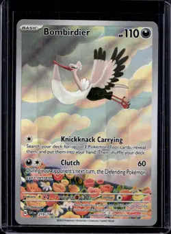 2023 Pokemon SV Bombirdier Illustration Rare #219/198 - Image 1