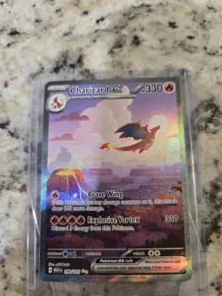 Charizard ex 199/165 SIR Sv: Scarlet & Violet 151 Holo Pokemon TCG - QUICK SHIP - Image 2