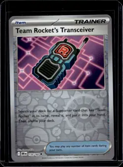 2025 Pokemon Destined Rivals Team Rocket's Transceiver Reverse Holo #178/182 - Image 1
