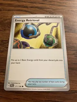 Pokemon TCG Scarlet and Violet Item Energy Retrieval Common Regular 171/198 - Image 1