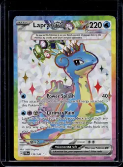 2024 Pokemon Stellar Crown Lapras ex #158/142 - Image 1
