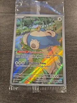 Snorlax SVP051 SEALED Pokemon 151 ETB Black Star Promo English - Image 1