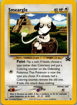Smeargle 30/75 Promo Promo Pokemon Moderately Played - Image 1