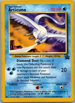 Articuno 22 Promo Wizards Black Star Promos Pokemon Moderately Played - Image 1