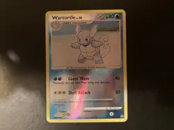 Pokemon Wartortle NM 75/132 Secret Wonders Reverse Holo Uncommon - Image 1