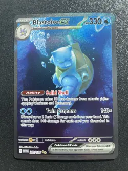 Pokemon - Blastoise Ex 200/165 Special Illustration Rare SV Scarlet & Violet 151 - Image 1