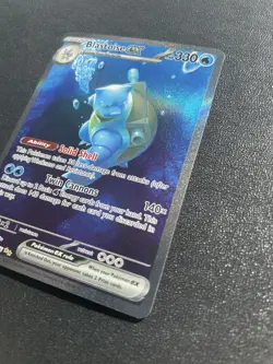 Pokemon - Blastoise Ex 200/165 Special Illustration Rare SV Scarlet & Violet 151 - Image 2