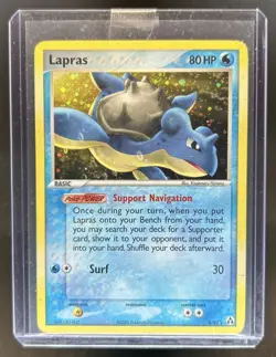 2006 Pokemon EX Legend Maker Lapras Holo #8/92 - Image 1