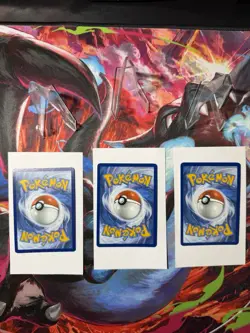 Pokemon TCG Larvitar Pupitar Tyranitar - Cosmo Holo - Image 3