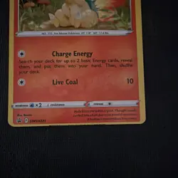 Pokemon Cyndaquil SWSH221 SWSH Promo Holo Factory Miscut - Image 4