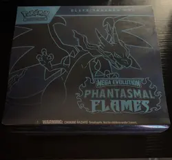 Phantasmal Flames Pokemon TCG ETB Elite Trainer Box New Factory Sealed - Image 1