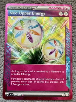 Pokemon Neo Upper Energy ACE SPEC Holo SV05 Temporal Forces 162/162 - Image 1