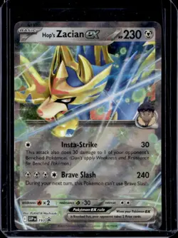 2023-25 Pokemon SV Black Star Promos Hop's Zacian ex #193 - Image 1