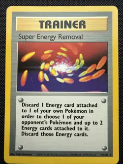 Pokemon Super Energy Removal 79/102 - Base Set - NM Rare - 1999 Vintage WotC - Image 1