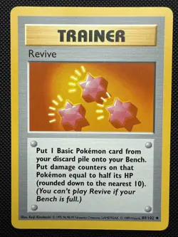 Revive 89/102 - Pokemon Base - Shadowless - NM - Image 1
