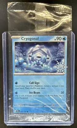 2024 Pokemon Surging Sparks Cryogonal #047/191 - Image 1