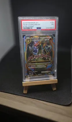 Charizard EX (Full Art) 101/108 2016 Pokemon Evolutions Holo / PSA 7 - Image 1