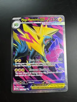 Mega Manectric ex 158/132 Ultra Rare Mega Evolution Pokemon Near Mint - Image 1