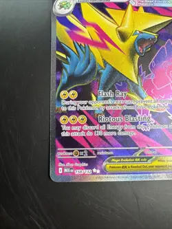 Mega Manectric ex 158/132 Ultra Rare Mega Evolution Pokemon Near Mint - Image 2