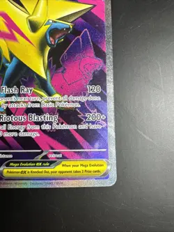 Mega Manectric ex 158/132 Ultra Rare Mega Evolution Pokemon Near Mint - Image 3