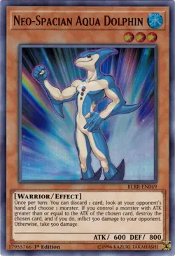 Neo-Spacian Aqua Dolphin - BLRR-EN049 - Ultra Rare - 1st Edition NM Yugioh Battl - Image 1