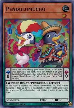 Pendulumucho - MP18-EN008 - Super Rare - 1st Edition NM Yugioh 2018 Mega-Tin Meg - Image 1