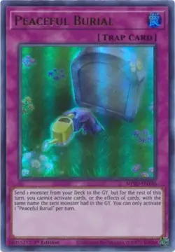 Peaceful Burial - MP20-EN196 - Ultra Rare - 1st Edition NM Yugioh 2020 Tin of Lo - Image 1