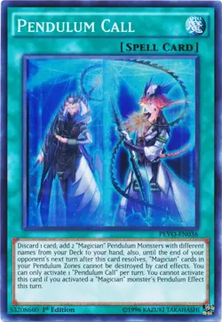 Pendulum Call - PEVO-EN036 - Super Rare - 1st Edition NM Yugioh Pendulum Evoluti - Image 1