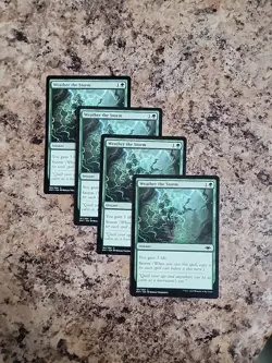 4x Weather the Storm NM-Mint, English Modern Horizons MTG Magic Unplayed Playset - Image 2