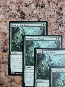 4x Weather the Storm NM-Mint, English Modern Horizons MTG Magic Unplayed Playset - Image 3