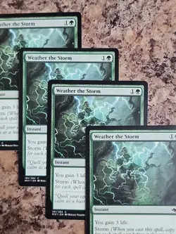 4x Weather the Storm NM-Mint, English Modern Horizons MTG Magic Unplayed Playset - Image 4