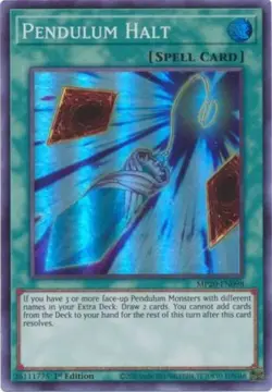 Pendulum Halt - MP20-EN098 - Super Rare - 1st Edition HP Yugioh 2020 Tin of Lost - Image 1