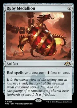 Light Play x 1 Ruby Medallion Modern Horizons 3 - Image 1