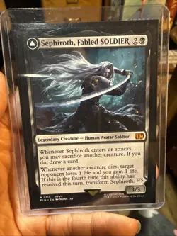 Sephiroth, Fabled Soldier X1 (Extended Art) FIN MTG Final Fantasy - Image 1