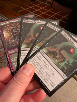 4x Withering Torment Duskmourn NM MTG (see description) - Image 1