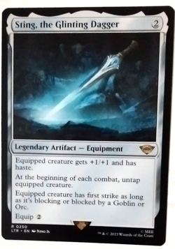 Sting, the Glinting Dagger - Universes Beyond: The Lord of the Ring- EN - R 0250 - Image 1