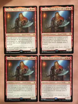4x Torbran, Thane of Red Fell **NEAR MINT** **UNPLAYED** MTG - Image 1